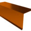 Ortgangblech 150 RAL8004 glatt