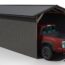 T 18 X oder T 18 DR als Blechgarage in RAL 7016 Anthrazit
