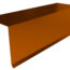 Pultdachfirst 150 RAL8004 glatt