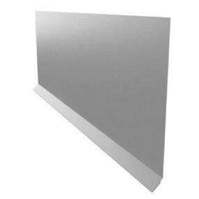 Seitliches Ortgangblech in RAL 9006 Silber Weißaluminium