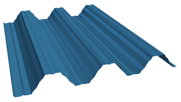 Trapezblech T-92 P Konstruktionsprofil in Enzianblau RAL 5010